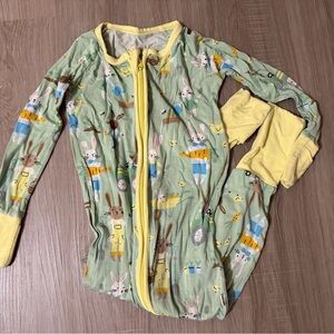 Little Sleepies Hop To It Bunny Farmer Zippy